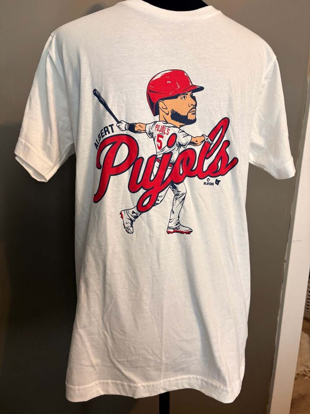 BreakingT Albert Pujols MLBPA Caricature Youth T-Shirt